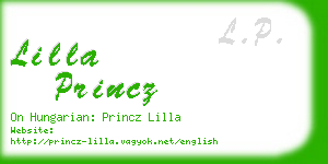 lilla princz business card